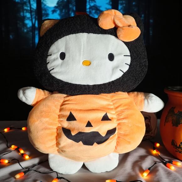 Sanrio New Hello Kitty Jack O Lantern plush backpack (preschool) - Picture 7 of 7